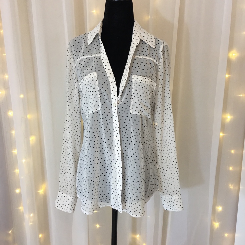 Express Star Chiffon Blouse